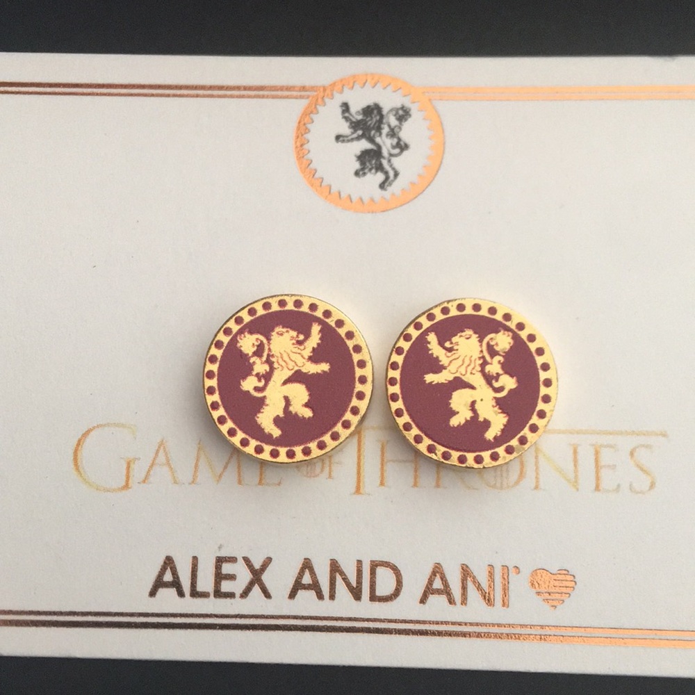Game of Thrones Lannister earrings